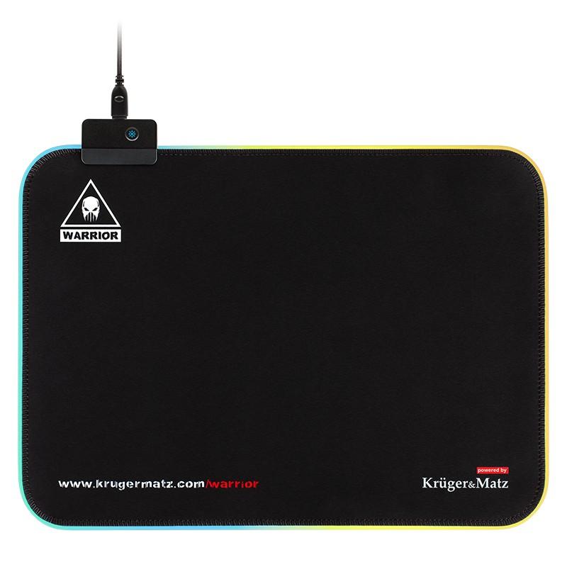 mouse pad gaming iluminat warrior km0766 krugermatz
