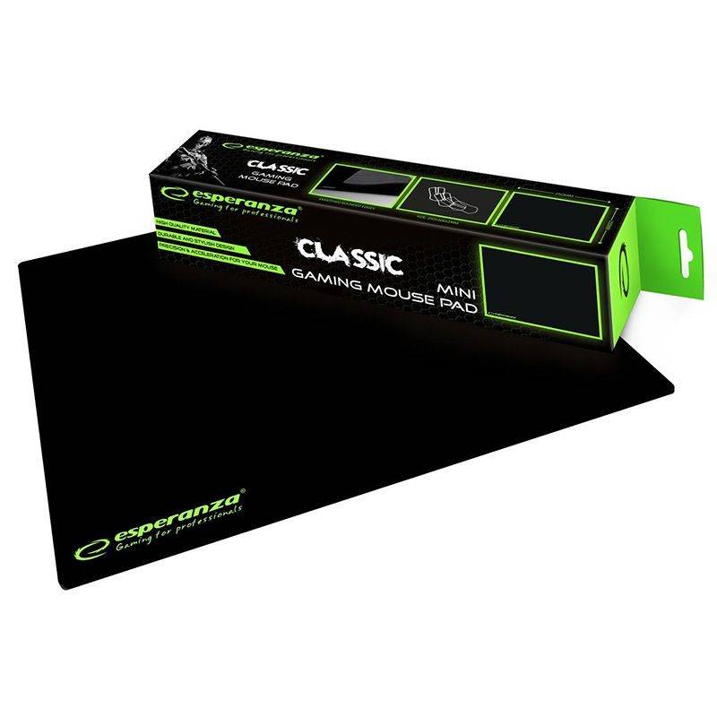 mouse pad gaming negru 40x30cm esperanza 1