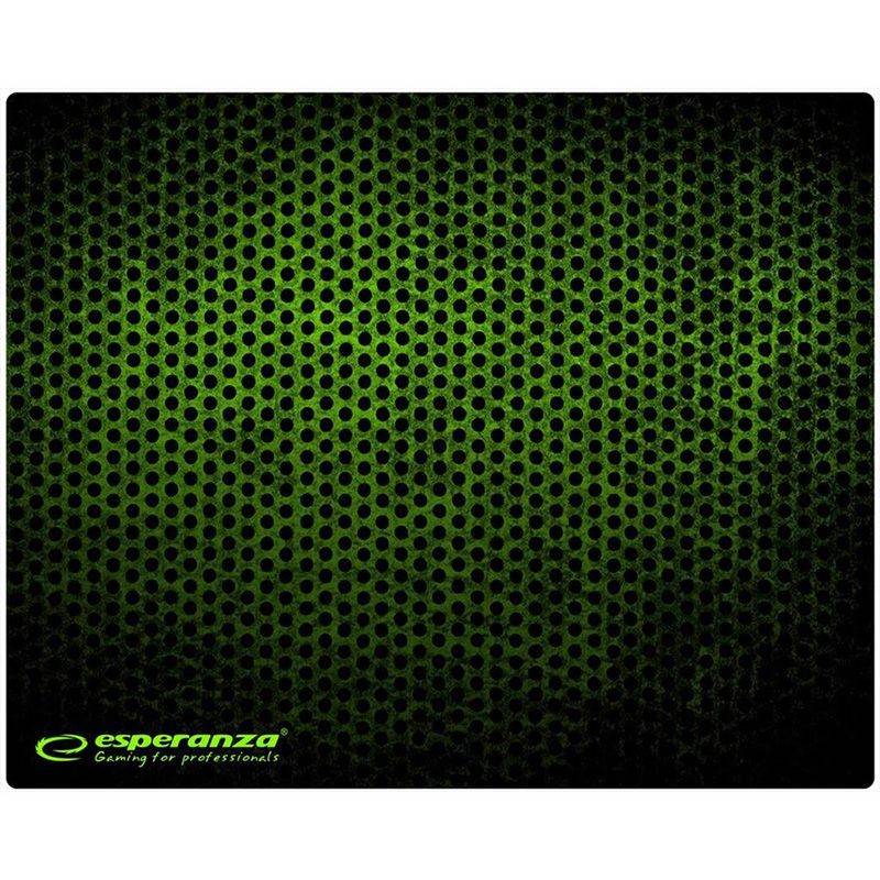 mouse pad gaming verde 44x35cm esperanza