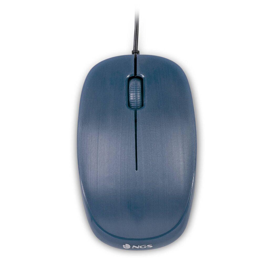 mouse usb 1000dpi albastru flame blue ngs 2