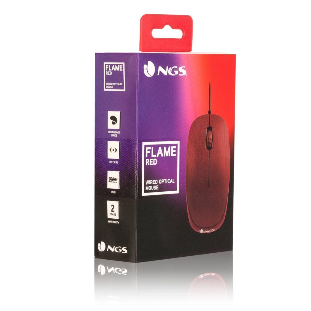 mouse usb 1000dpi rosu ngs 4