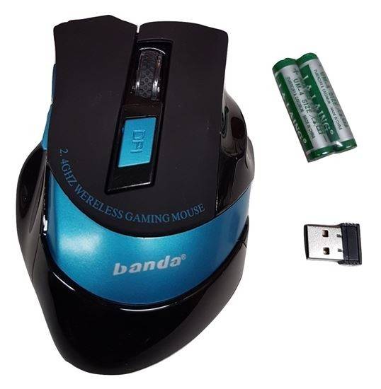 mouse wireless banda bd4000 usb gaming 24ghz 2400dpi