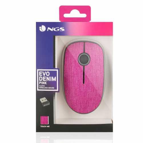 mouse wireless evo denim roz 1200dpi ngs 4