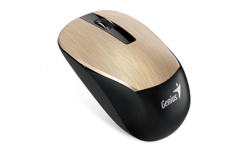 mouse wireless nx7015 24ghz auriu negru genius 1