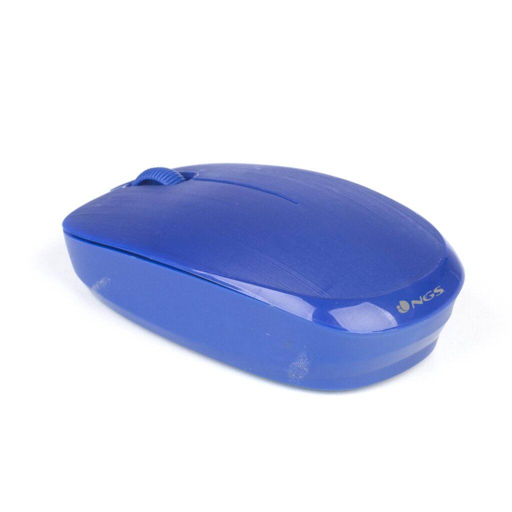 mouse wireless usb 1000dpi albastru ngs 2