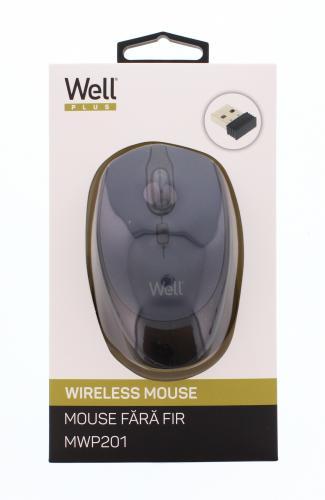 mouse wireless well mwp201 negru 4