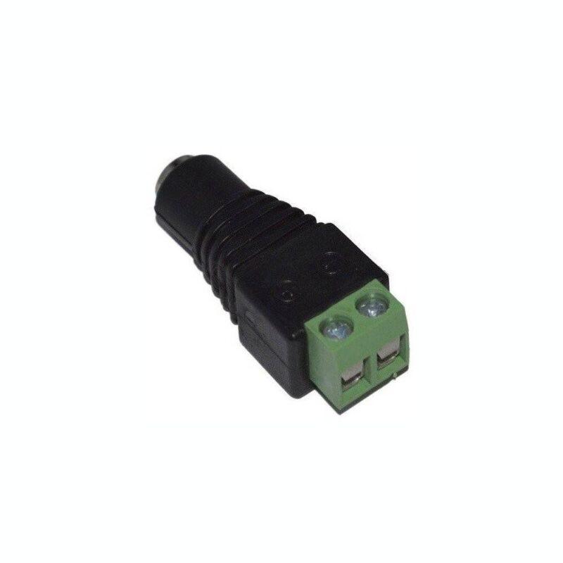 mufa alimentare dc 21x55mm mama cu prindere rapida cu surub regleta 2