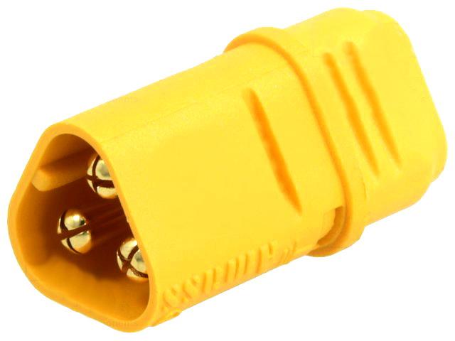 mufa alimentare dc mt30 tata 3 pini pe cablu lipite 15a 500v amass mt30 m 2