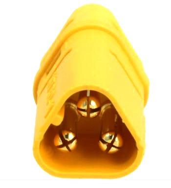 mufa alimentare dc mt30 tata 3 pini pe cablu lipite 15a 500v amass mt30 m 3