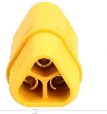 mufa alimentare dc mt30 tata 3 pini pe cablu lipite 15a 500v amass mt30 m 4