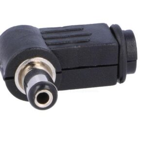 mufa alimentare dc tata 55mm x 21mm pe cablu 9mm pc 21 55k