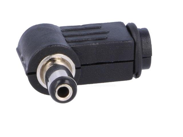 mufa alimentare dc tata 55mm x 21mm pe cablu 9mm pc 21 55k