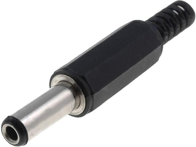 mufa alimentare dc tata 55x 21 mm 14mm pe cablu pc 21 55 14