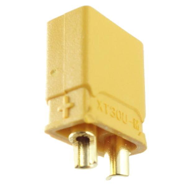 mufa alimentare dc xt30 tata 2 pini pe cablu lipite 15a 500v amass xt30u m 1