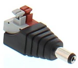mufa alimentare tata dc 21x55mm bloc terminal clip cleme pt cctv