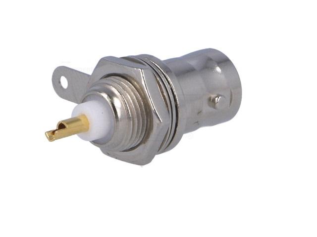 mufa bnc mama lipire montare pe panou teflon ninigi bnc 006 t 2