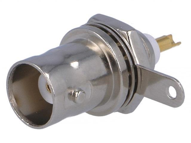 mufa bnc mama lipire montare pe panou teflon ninigi bnc 006 t