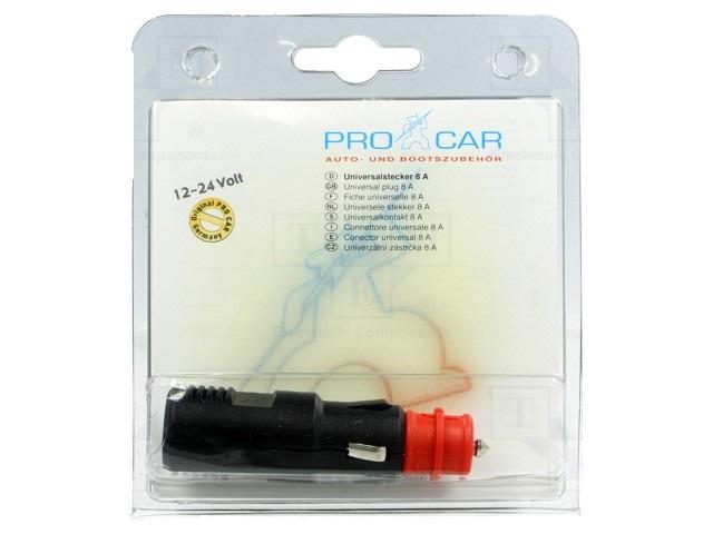 mufa bricheta auto max 8a alimentare 12 24v dc cu surub terminal pro car 67723000 3