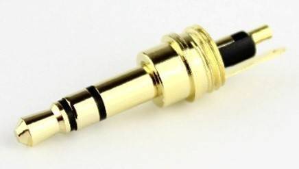 mufa high quality 35 mm stereo tata contacte aurite 1