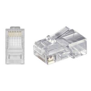 Mufa internet RJ45 CAT5 8p8c cablu push rotund