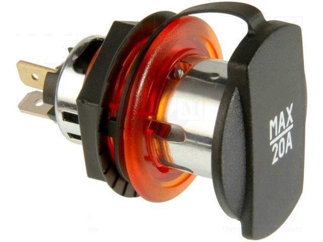 mufa mama bricheta auto x1 20a 1224vdc pro car 68140810