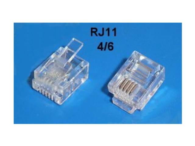 mufa modulara telefon rj11 4 6 6p4c pentru cablu plat 2
