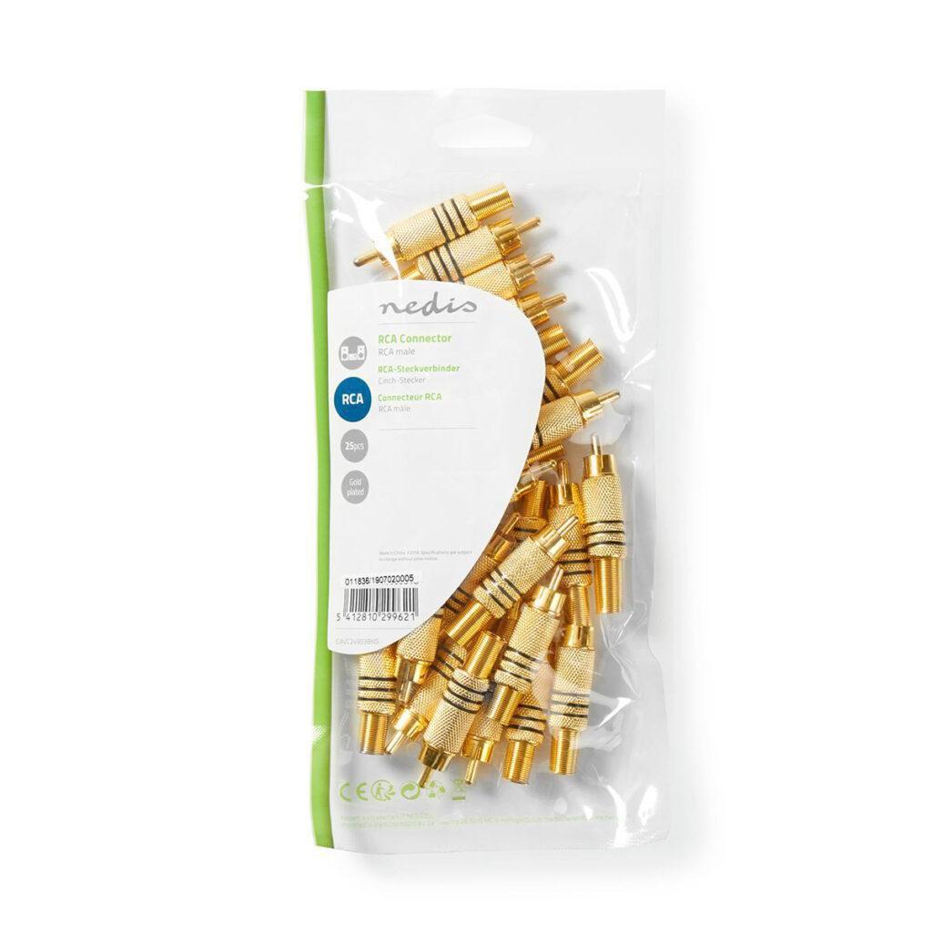 mufa rca tata conector aurit 1buc nedis 3