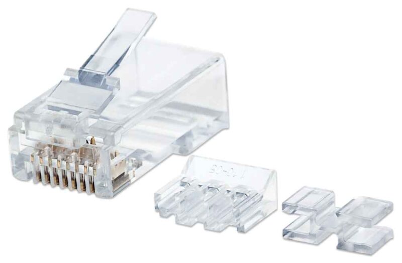 mufa retea cu ghidaj rj45 8p8c cat6a neecranata 22 26 awg 790659 intellinet