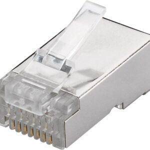 mufa retea rj45 8p8c cat5e ecranat contacte aurite well 1