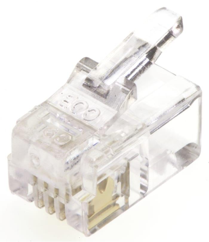 mufa rj11 4p4c pe cablu idc crimpat mh connectors mhrj114p4cr