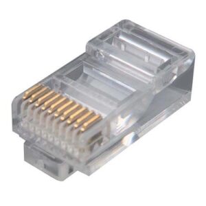 mufa rj50 tata 10 pini 10p10c pe cablu idc de crimpat encitech rj48 10p10cr