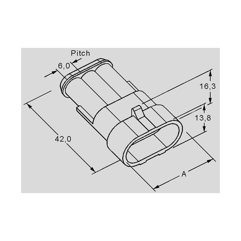mufa tata 3 pini superseal 15 ip67 te connectivity 282105 1 3