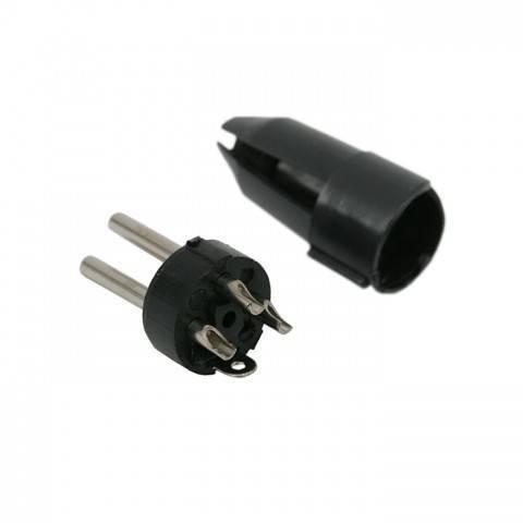 mufa tata xlr 3 poli cu lipire protectie pentru cablu 1