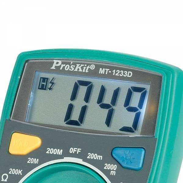 multimetru digital mt 1233d proskit 2