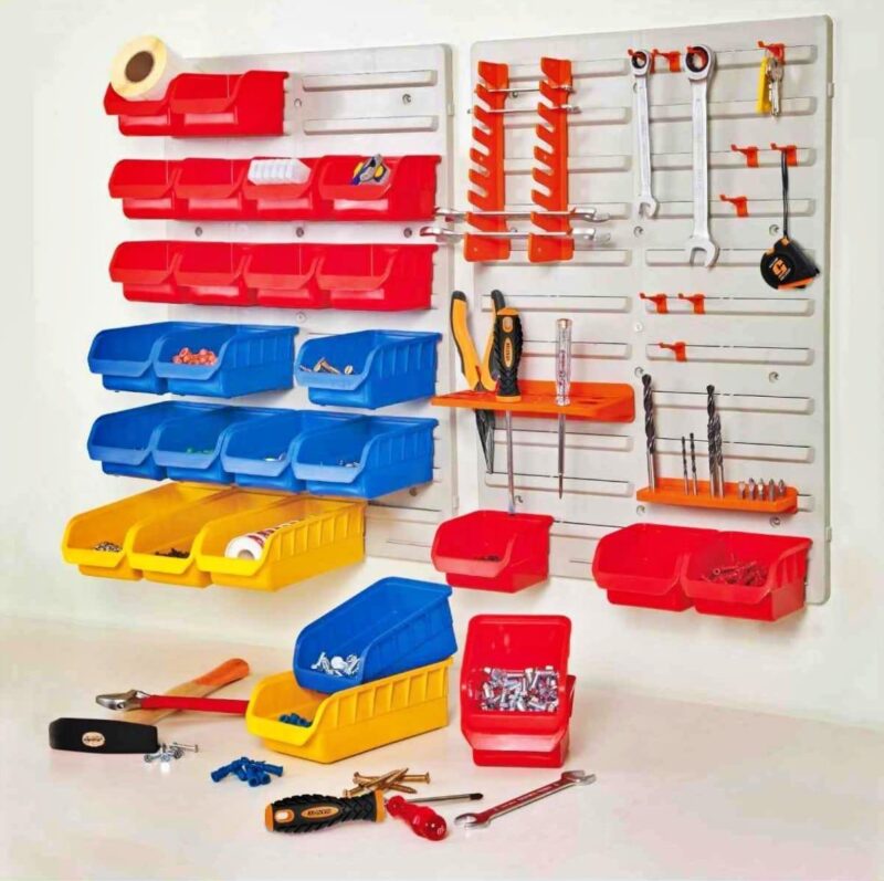 Organizator De Perete Cu 43 Piese 840 Mm X 590 Mm X 20 Mm Handy 10944