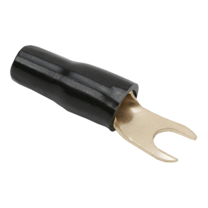 papuc izolat furculita 55x55mm aurit cu protectie negru