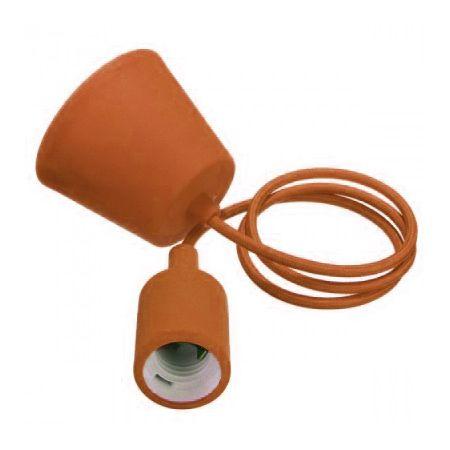 pendul tavan portocaliu e27 1m v tac 1