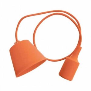 pendul tavan portocaliu e27 1m v tac