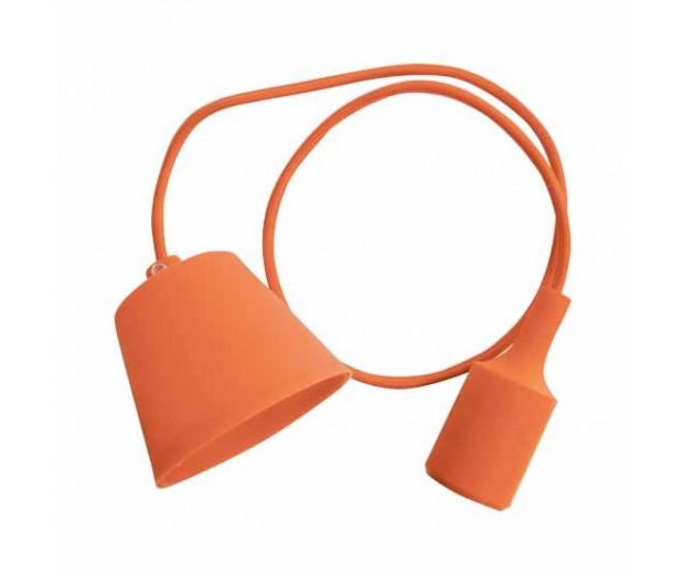 pendul tavan portocaliu e27 1m v tac