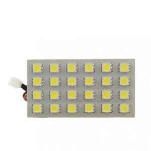 placa cu led smd 65x35 mm 12v smd5050 3w lumina alba 480lm inclus adaptoare w5w c5w ba9s carguard