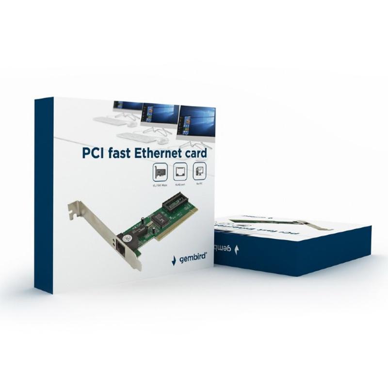 placa retea pci 10 100 realtek chipset rtl8139c rj45 gembird 2