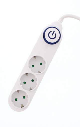 prelungitor 3 prize 5m alb cu intrerupator cablu 3xg15mmp well 2