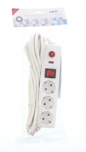 prelungitor 3 prize 5m cu protectie cablu 3xg15mmp well 1