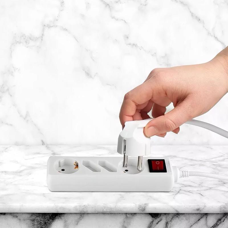 prelungitor 4 prize cu intrerupator 15m 3g15mm2 alb v tac sku 8770 1