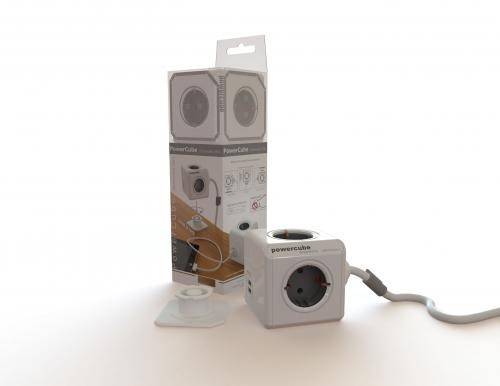 prelungitor 4 prize cub 2x usb cablu 15m allocacoc 1