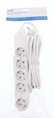 prelungitor 5 prize 5m cablu 3xg15mmp well 3