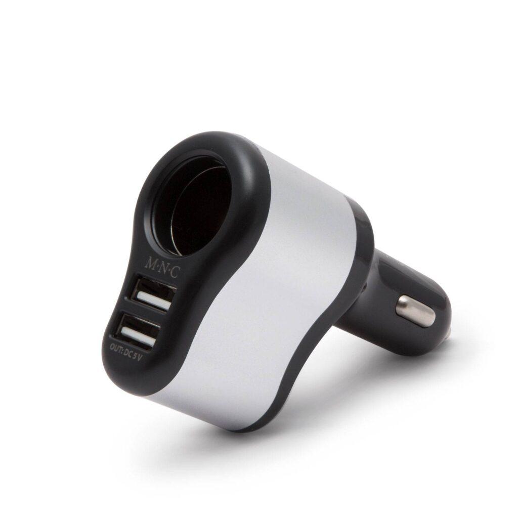 priza bricheta auto 12 24v bricheta 2x usb 31a negru m n c 1