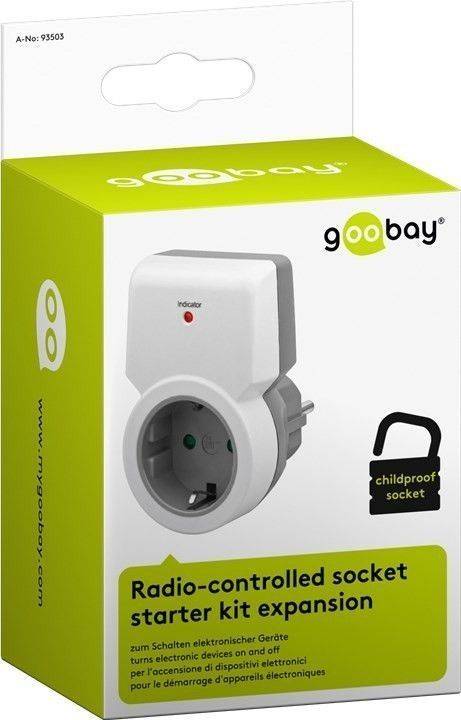 priza controlabila prin telecomanda 1100w 30m fara telecomanda goobay 2