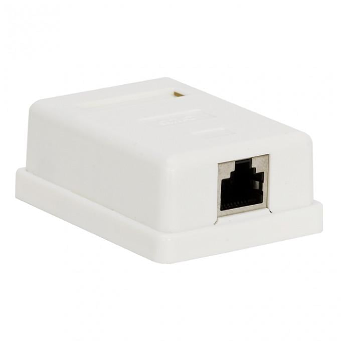 priza de perete 8p8c ftp cat5 1x rj45 mama ecranat 70x45x25mm alb