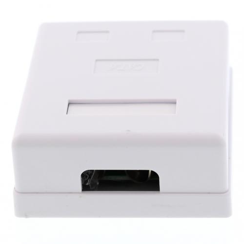 priza dubla ftp cat6 conector ecranat pe tencuiala well 3